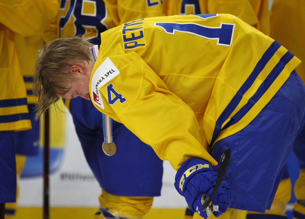 Zklamaný Elias Pettersson si myslel spíš na zlatou medaili