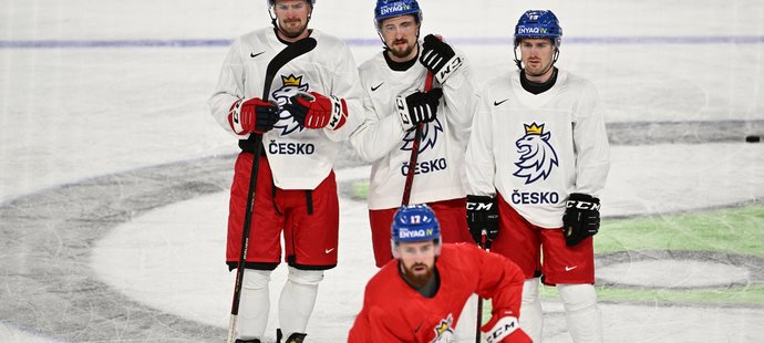 Česká hokejová reprezentace se připravuje na začátek šampionátu