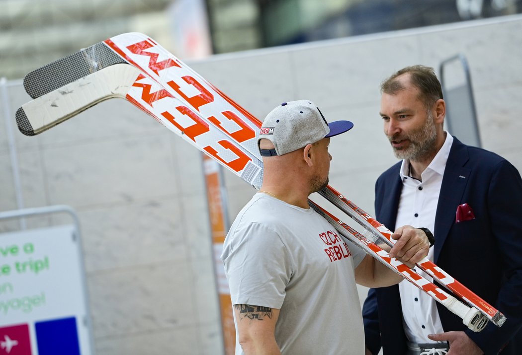 Česká hokejová reprezentace se připravuje na začátek šampionátu