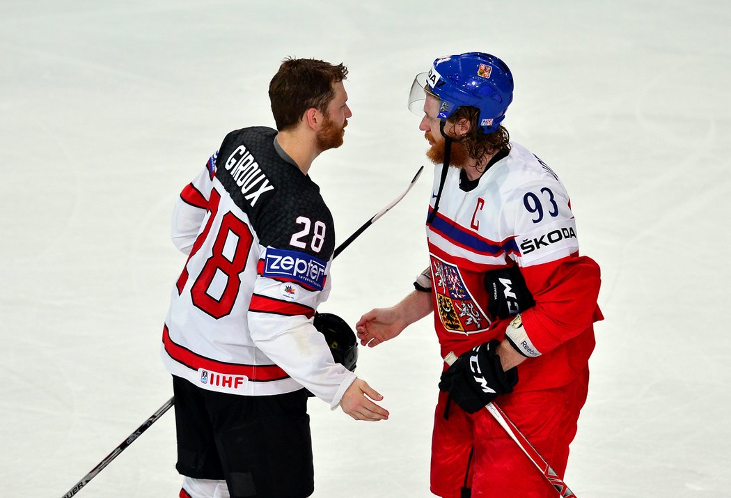 Slovní přestřelky i rána od Radka Gudase. Claude Giroux měl proti Čechům bolestivý zápas