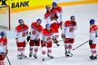 Zklamaní čeští hokejisté po vyřazení ve čtvrtfinále MS 2017 s Ruskem