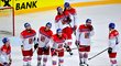 Zklamaní čeští hokejisté po vyřazení ve čtvrtfinále MS 2017 s Ruskem