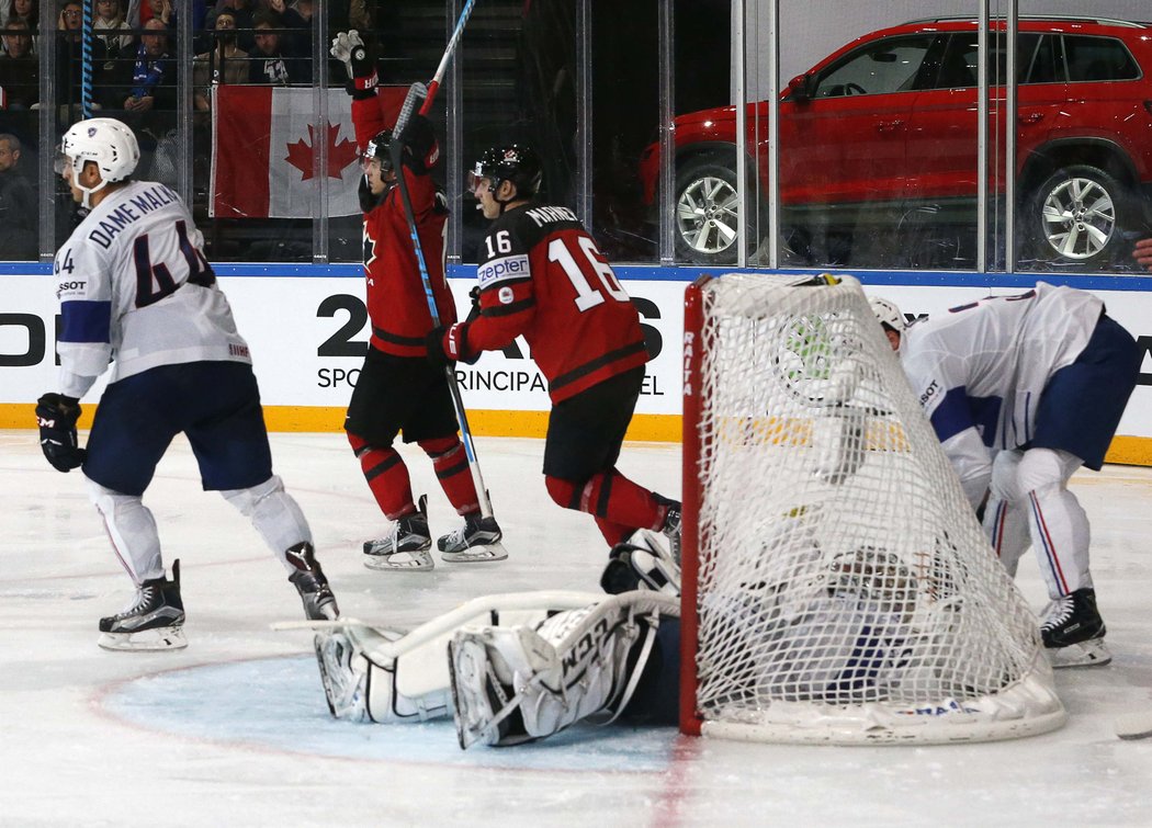 Vítězný gól Kanady proti Francii byl pro domácí velice smolný