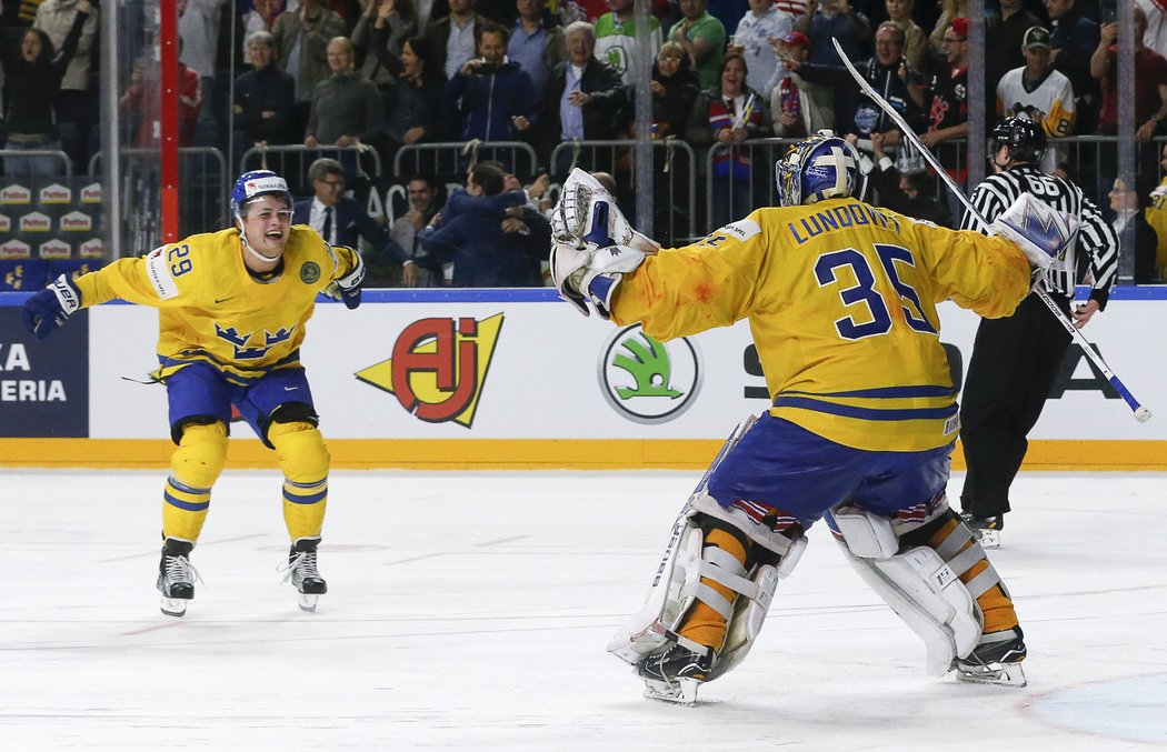 Dva tahouni Švédska v cestě za zlatem - William Nylander a Henrik Lundqvist