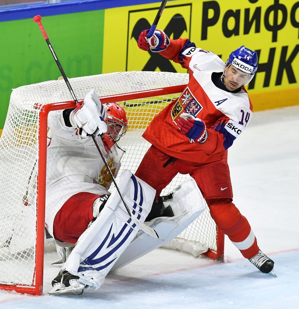 Tomáš Plekanec tvrdě dohrál brankáře Vasilije Košečkina