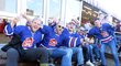 Čeští fanoušci v Kodani před prvním zápasem mistrovství světa proti Slovensku