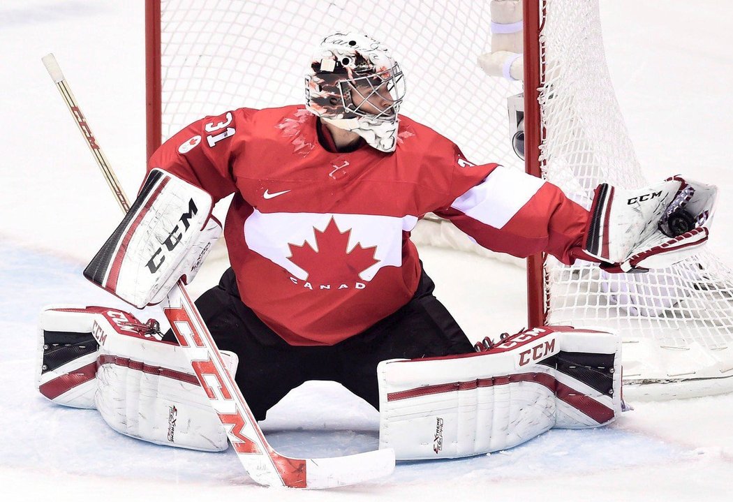 Kanadský brankář Carey Price se na mistrovství světa ještě nikdy nepředstavil