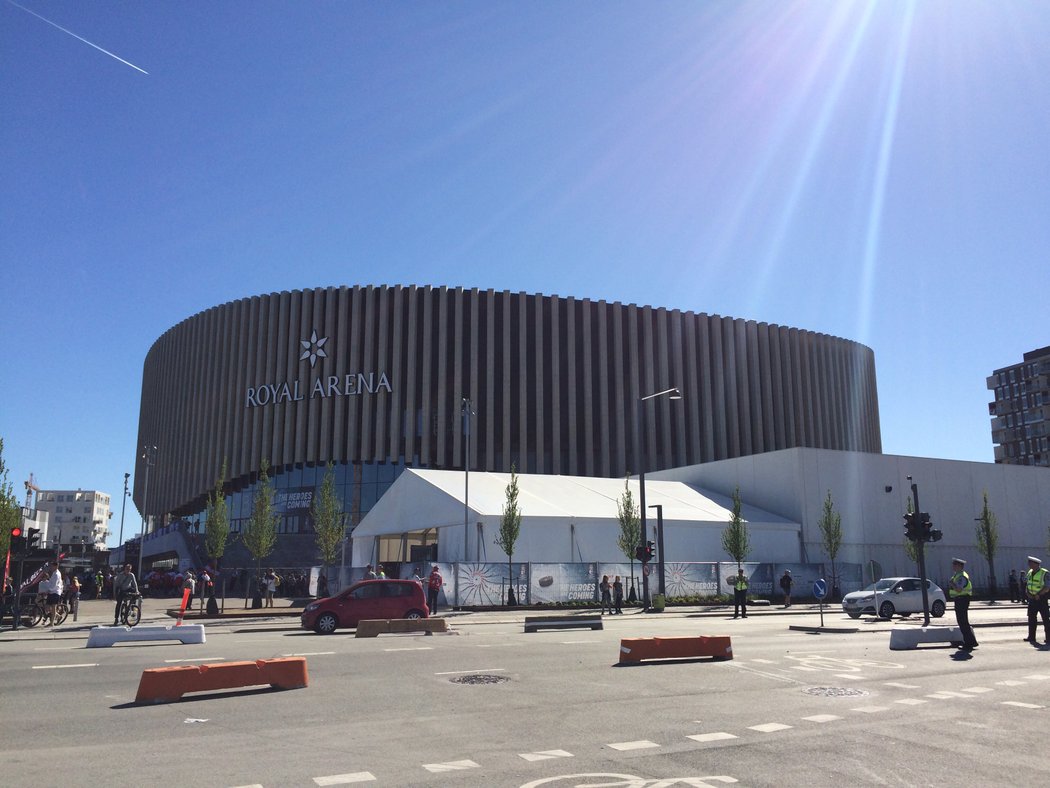 Royal Arena leží v poklidné městské části s názvem Ørestad