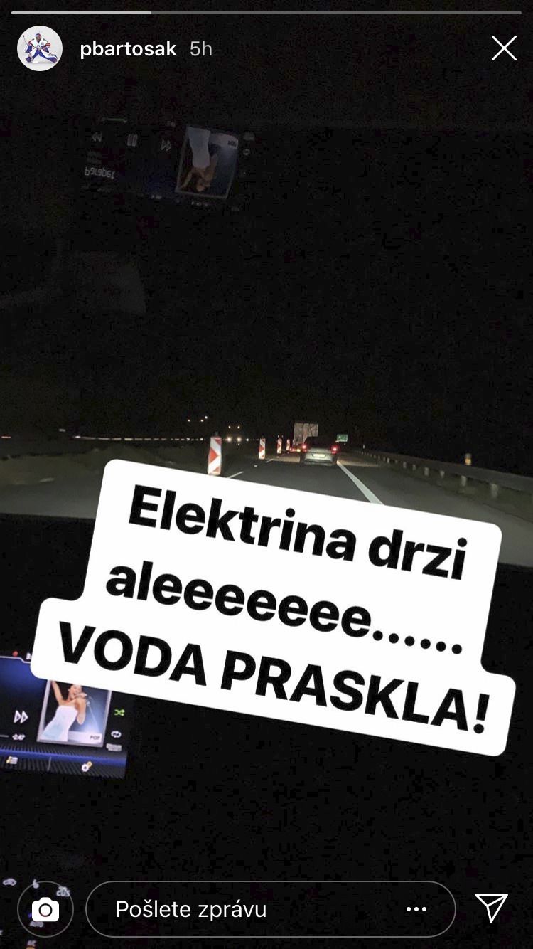 Patrik Bartošák už v noci spěchal domů, aby stihl porod