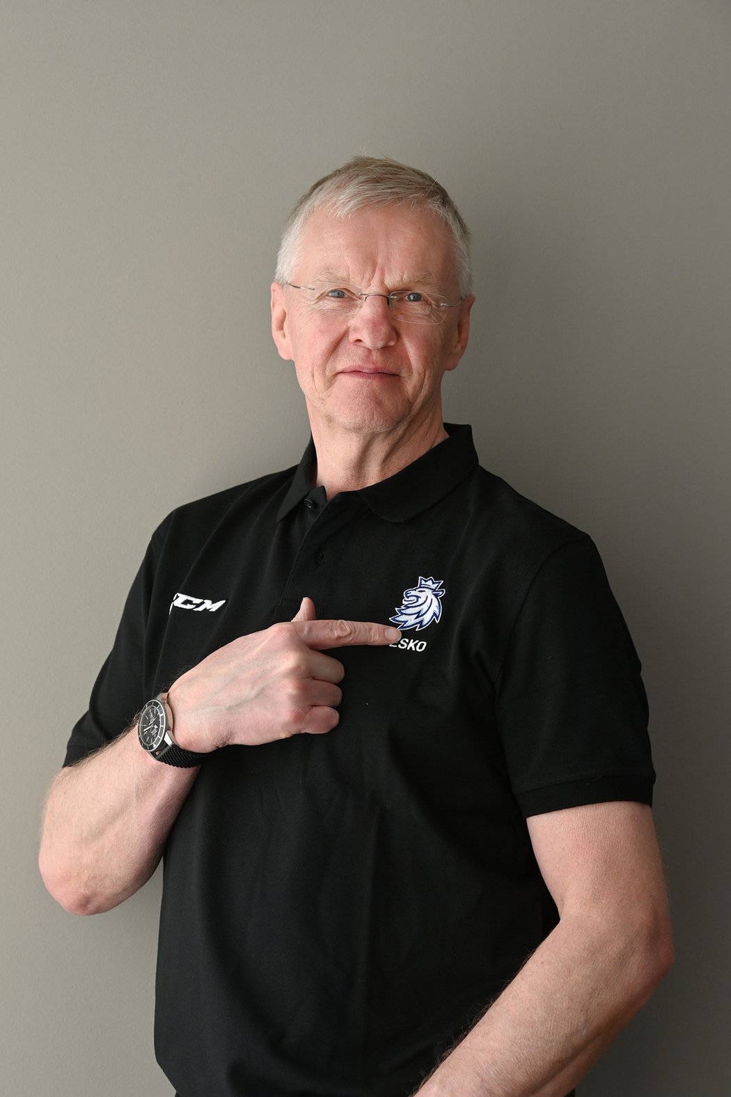 Trenér české reprezentace, finský expert Kari Jalonen