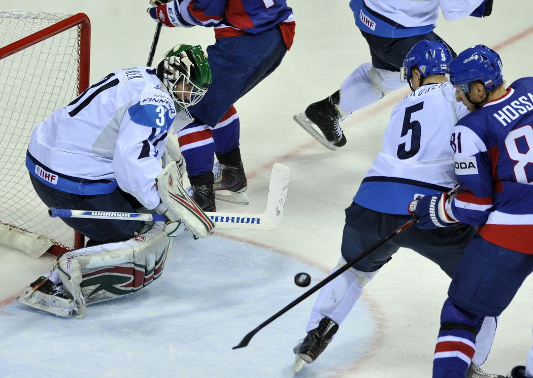 Finsko - Slovensko 2:1. Domácí na šampionátu ztratili naději na postup do čtvrtfinále