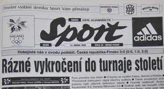 RETRONOVINY: Jak viděl Sport vítězství nad Finskem