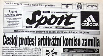 RETRONOVINY: Jak viděl Sport přípravy na slavné čtvrtfinále