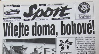 RETRONOVINY: Jak Sport vítal doma naganské šampiony