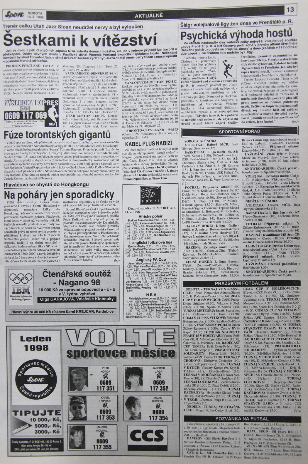 14. 2. 1998 - Strana 13