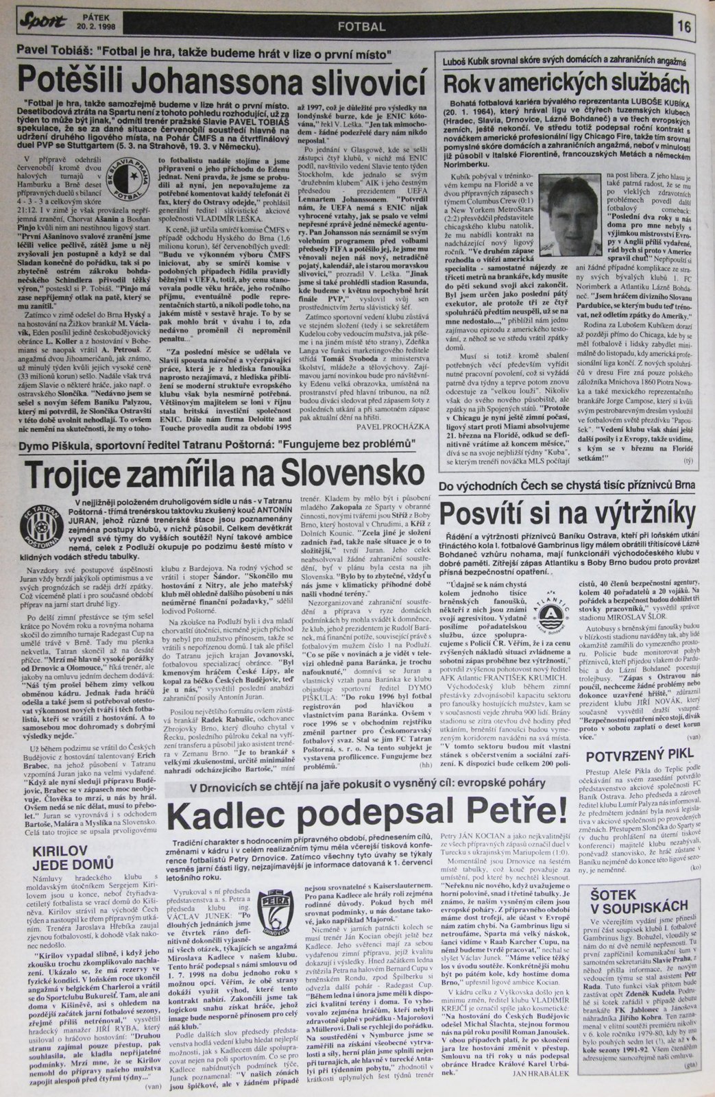 20. 2. 1998 - Strana 16