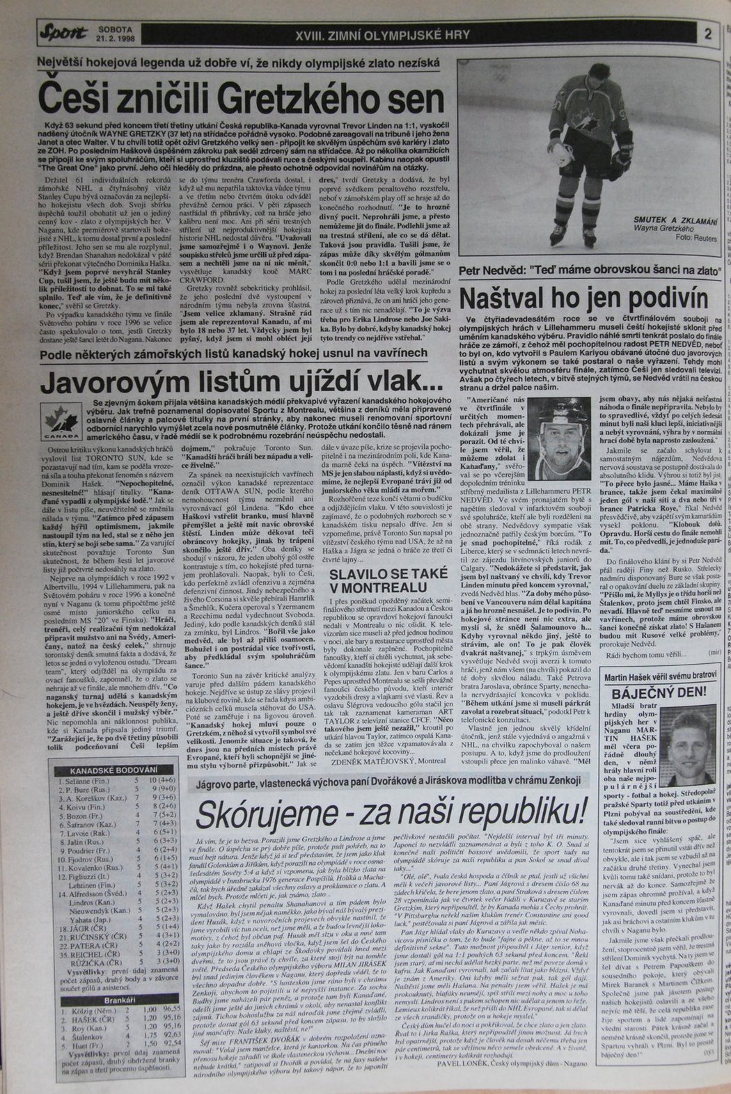 21. 2. 1998 - Strana 2