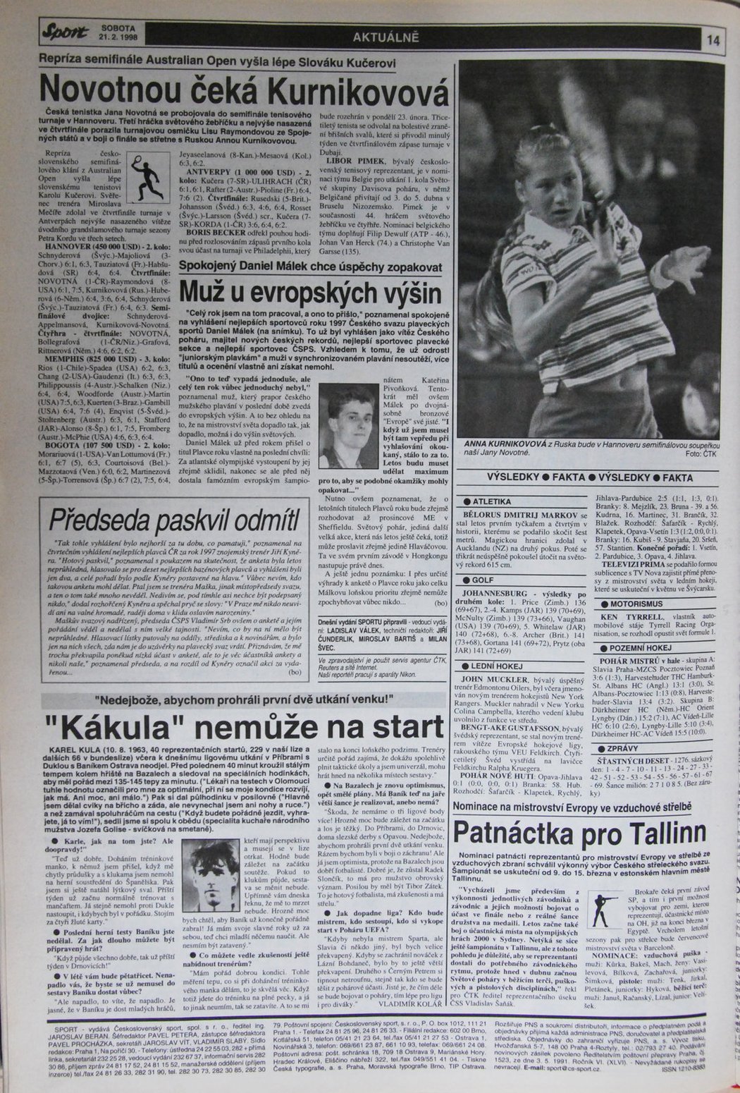 21. 2. 1998 - Strana 14