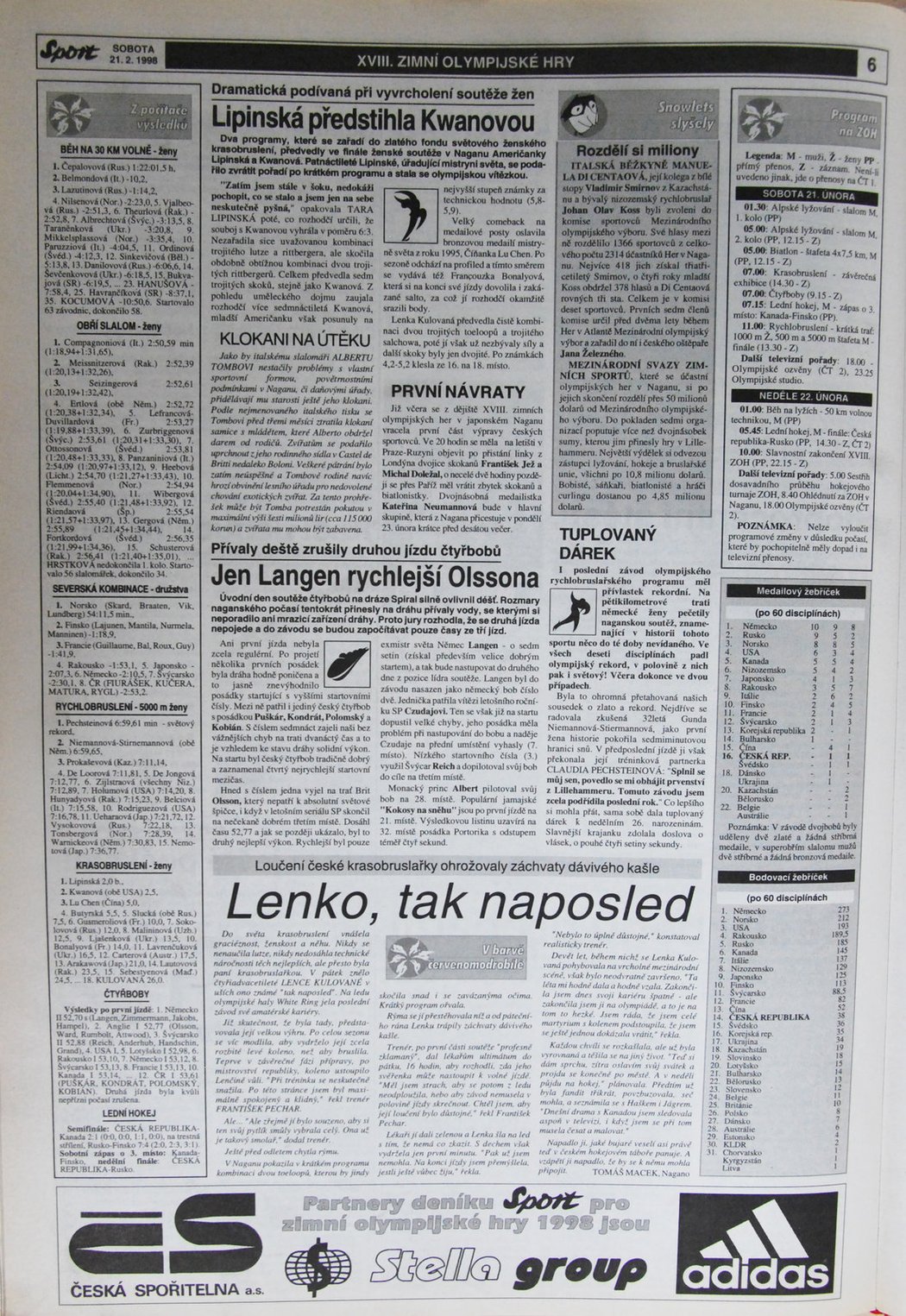 21. 2. 1998 - Strana 6