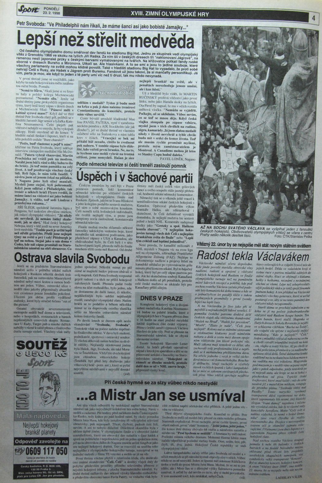 23. 2. 1998 - Strana 4