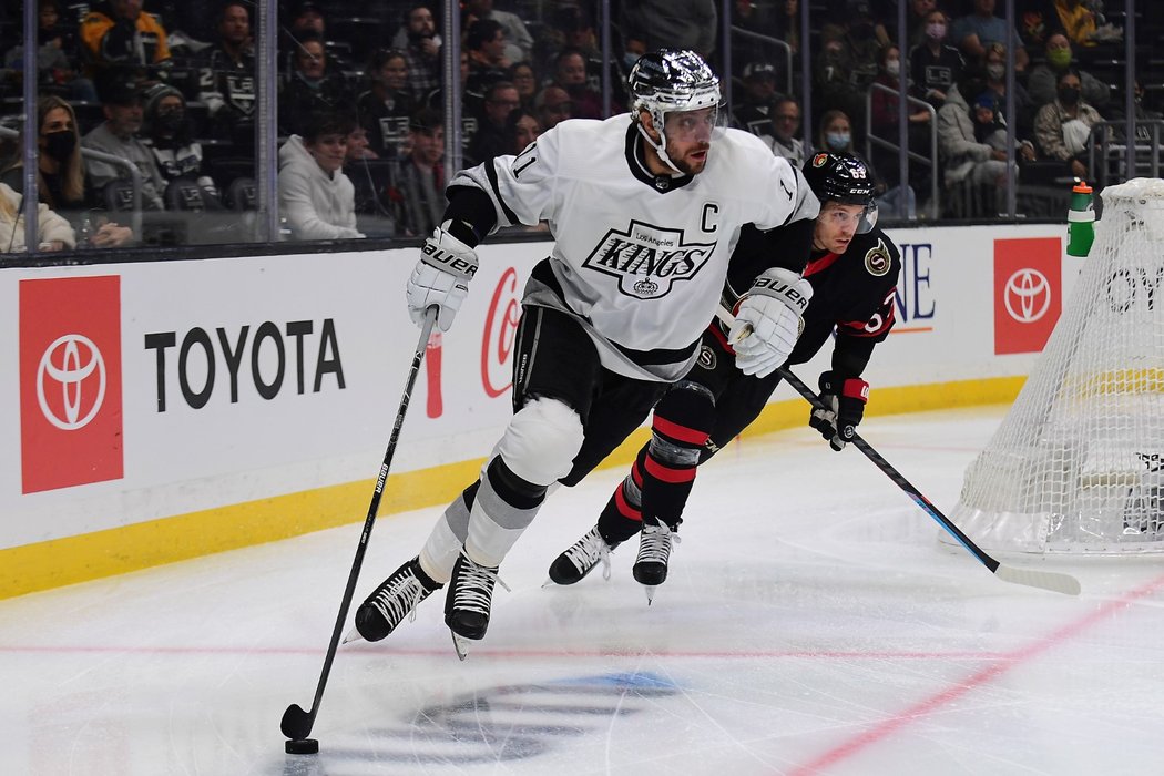 Slovinský útočník Anže Kopitar v dresu Los Angeles Kings