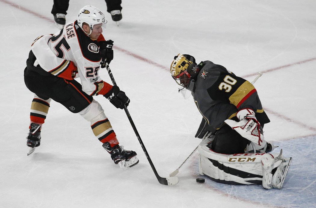 Ondřej Kaše nájezd neproměnil a Ducks prohráli