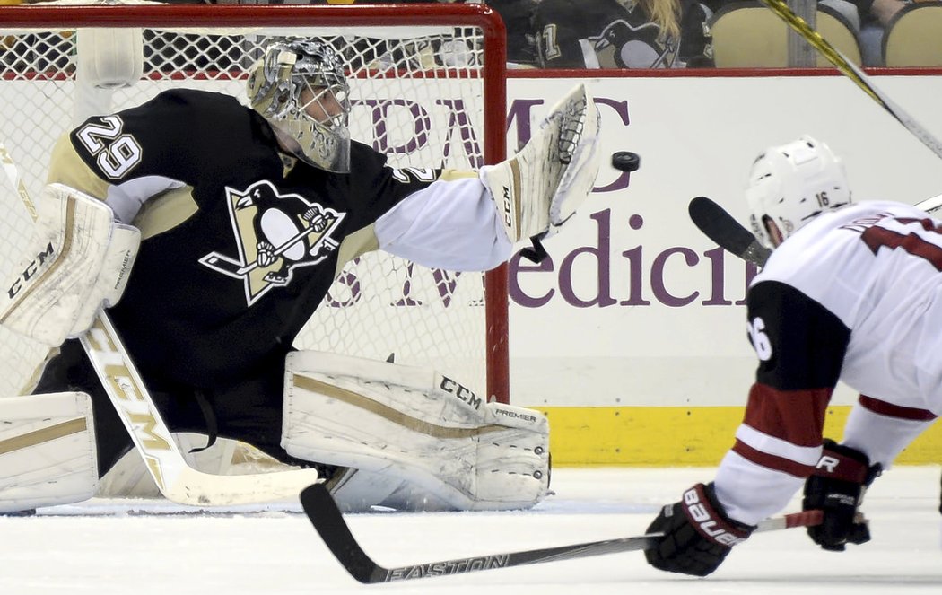 Proti Arizoně si Marc-Andre Fleury připsal svůj 43. shutout v NHL