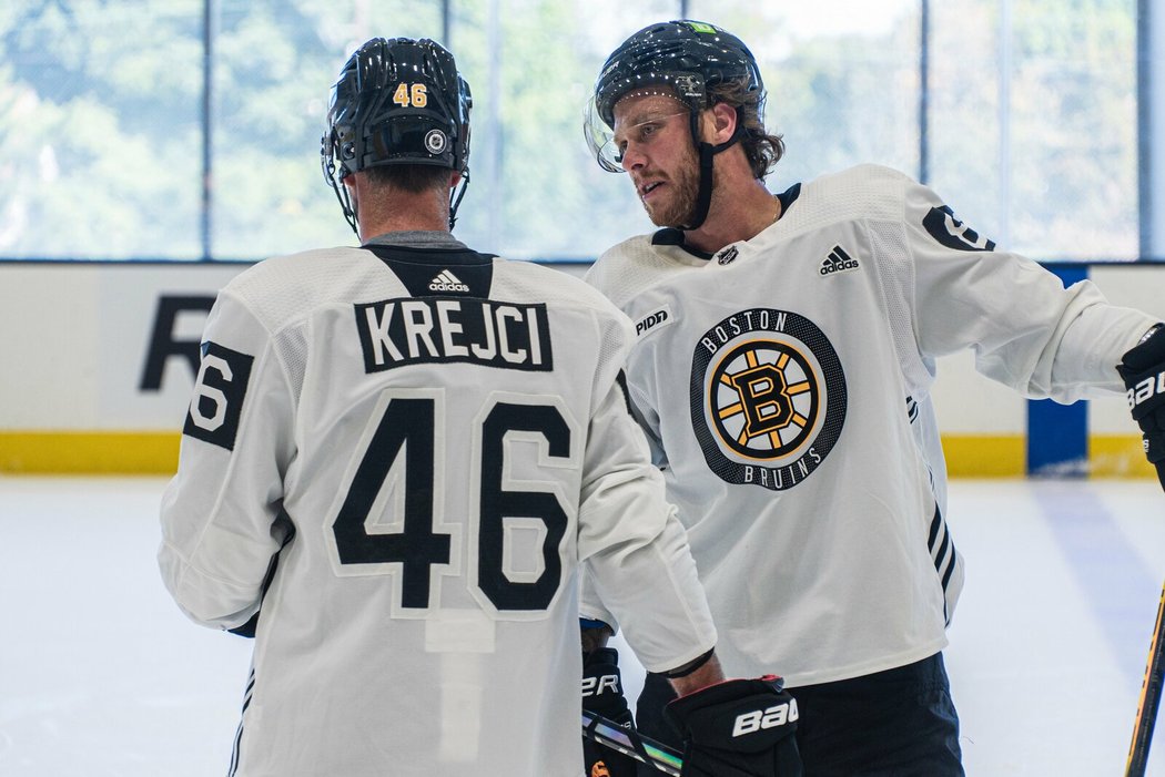 Davidové Pastrňák a Krejčí jsou ve vybrané společnosti v týmu století Bostonu Bruins!