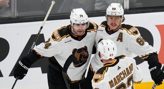 SESTŘIHY: První bod Krejčího po zranění, asistoval i Pastrňák. Bruins vyhráli