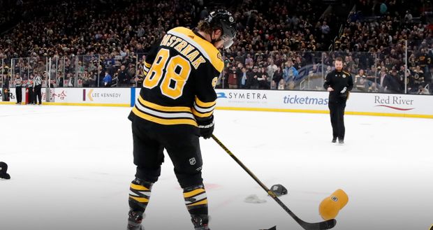 Bostonský střelec David Pastrňák Bostonský střelec David Pastrňák
