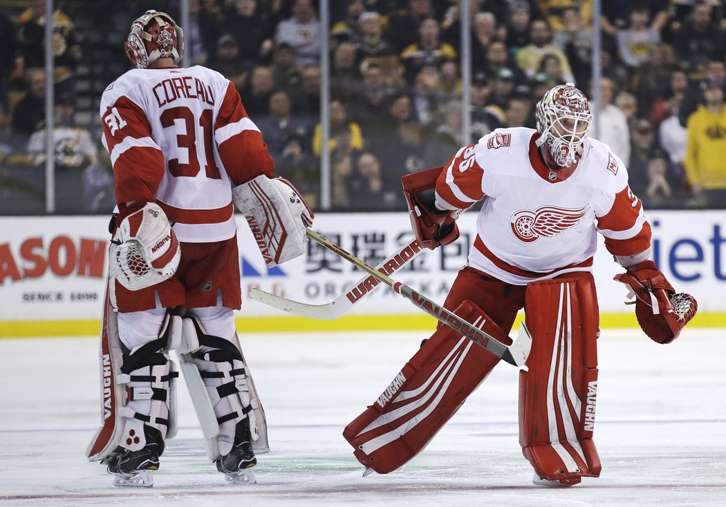 Rotace na brankovišti Detroitu nezůstaly ani po odchodu Petra Mrázka do Philadelphie