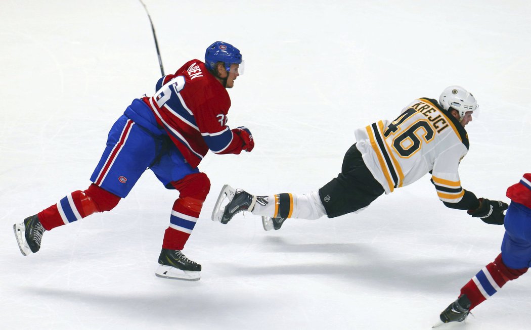 Ani nehrávka Davida Krejčího nepomohla Bruins k výhře nad Montrealem.