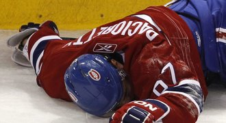 Pacioretty má po zákroku Cháry zlomený obratel