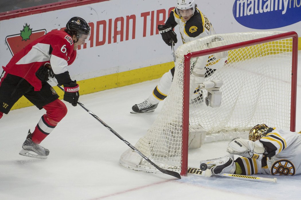 Tuukka Rask předvedl proti Ottawě několik úžasných zákroků