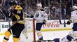 David Pastrňák se s osmi góly dělí o čelo střelecké tabulky NHL