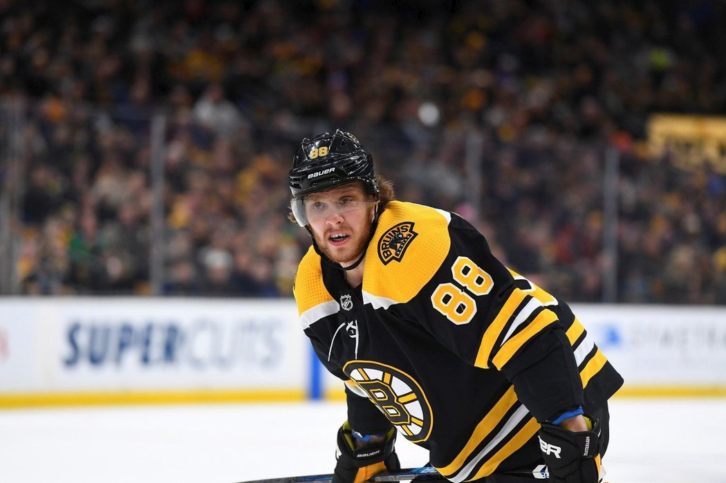 NEJvíc střel na branku - David Pastrňák (Boston Bruins), 235 střel