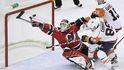 Zákrok Martina Brodeura proti NY Islanders