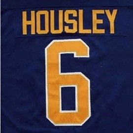 6. Phil Housley, obránce - Výborný bruslař a skvělý technik. Druhý nejproduktivnější Američan historie. Nikdo neodehrál v NHL tolik zápasů aniž by vyhrál Stanley Cup.