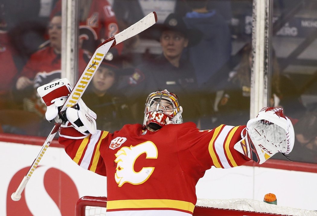 David Rittich musí o pozici Calgary bojovat