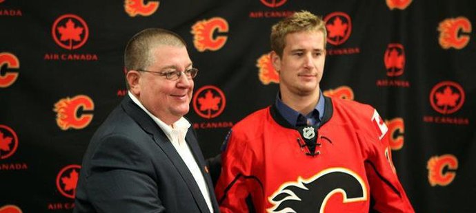 Roman Červenka poprvé navlékl dres Calgary Flames