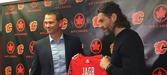 Jaromír Jágr končil v NHL v dresu Calgary
