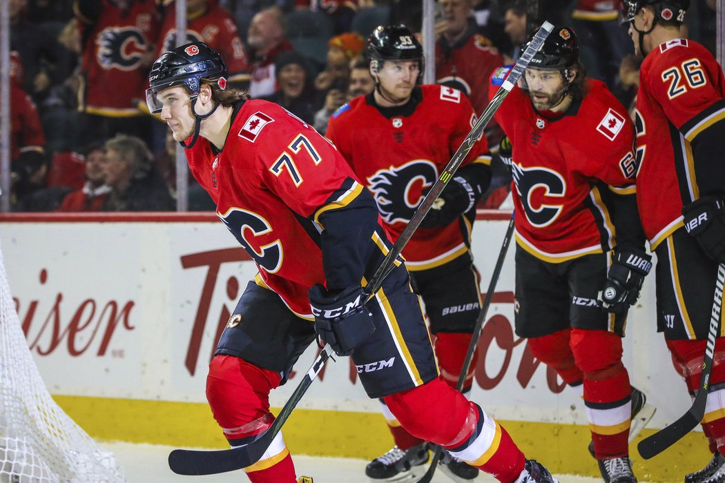 Hokejisté Calgary porazili díky gólu a asistenci Jaromíra Jágra Detroit 6:3