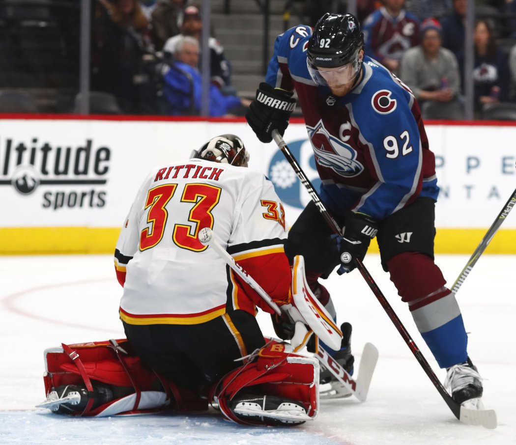 David Rittich nedokázal zastavit Colorado a Flames prohráli 2:5