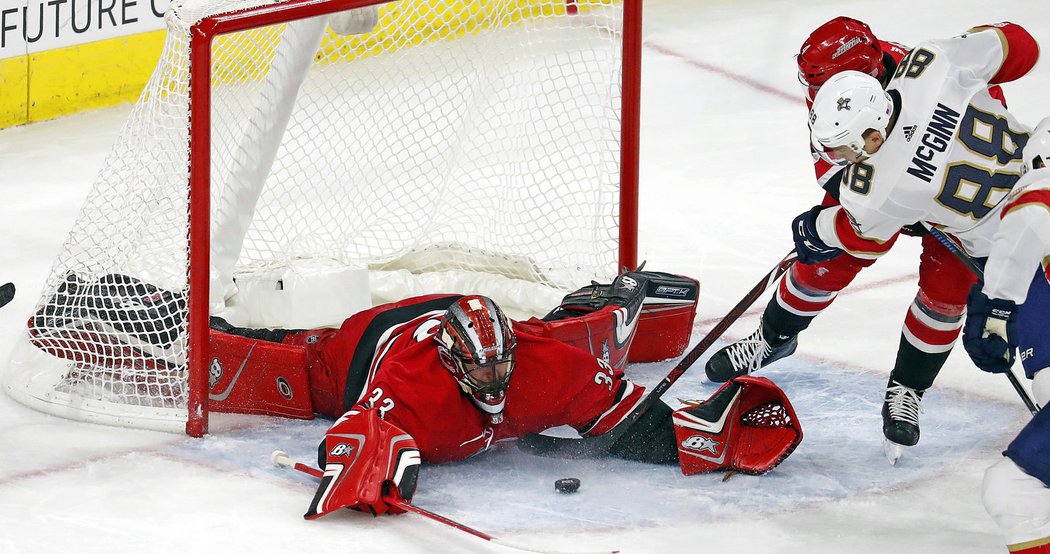 Scott Darling podpořil výhru Caroliny 30 zákroky