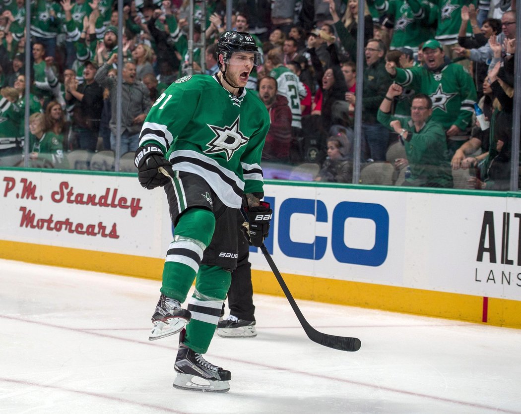 Tyler Seguin právě potěšil fanoušky Stars třetím gólem