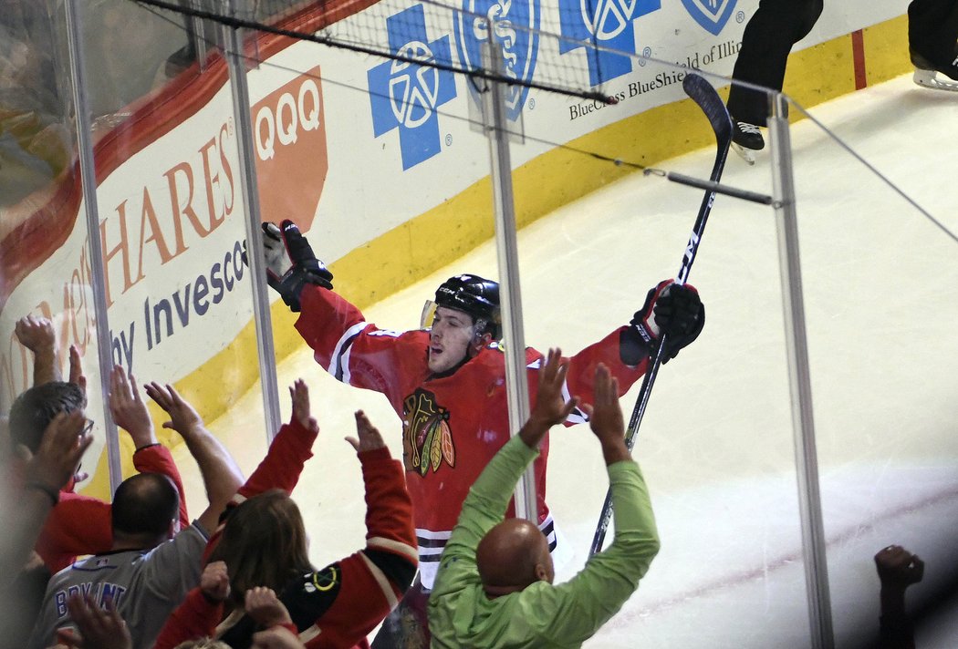 Tyler Motte vstřelil proti Calgary svůj třetí gól v NHL