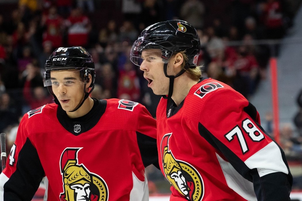 Filip Chlapík vstřelil v pátečním utkání NHL vítězný gól Ottawy, která porazila Philadelphii 2:1, a byl zvolen druhou hvězdou zápasu.