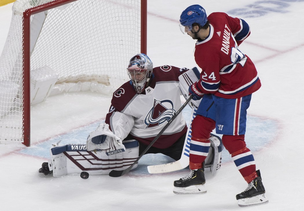 Pavel Francouz pomohl v NHL Coloradu 38 zákroky k výhře 3:2 na ledě Montrealu a byl vyhlášen třetí hvězdou zápasu.