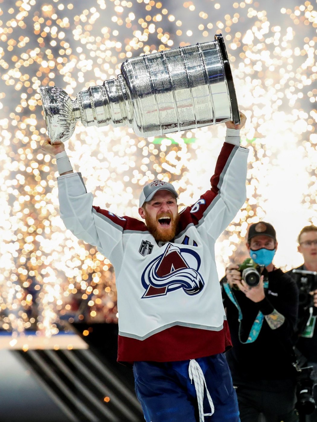 Hokejisté Colorada slaví zisk Stanley Cupu