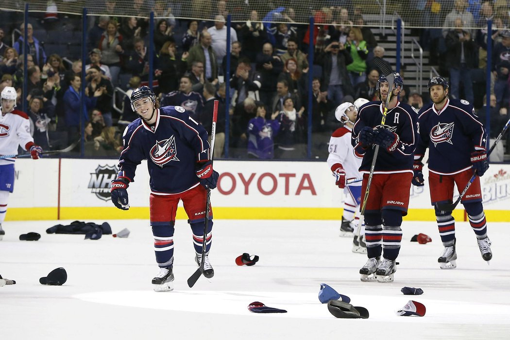 Cam Atkinson si proti Montrealu připsal třetí hattrick kariéry